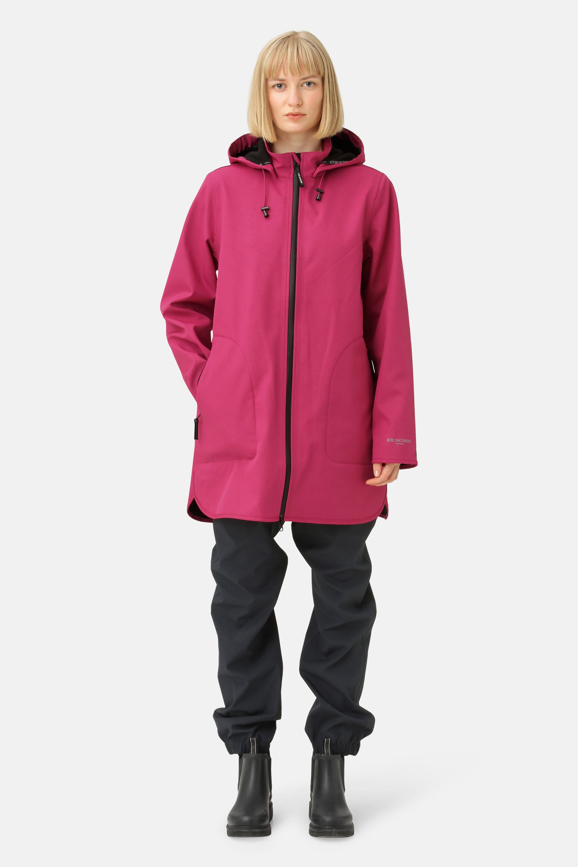 Impermeable Softshell Corte A - Sangria